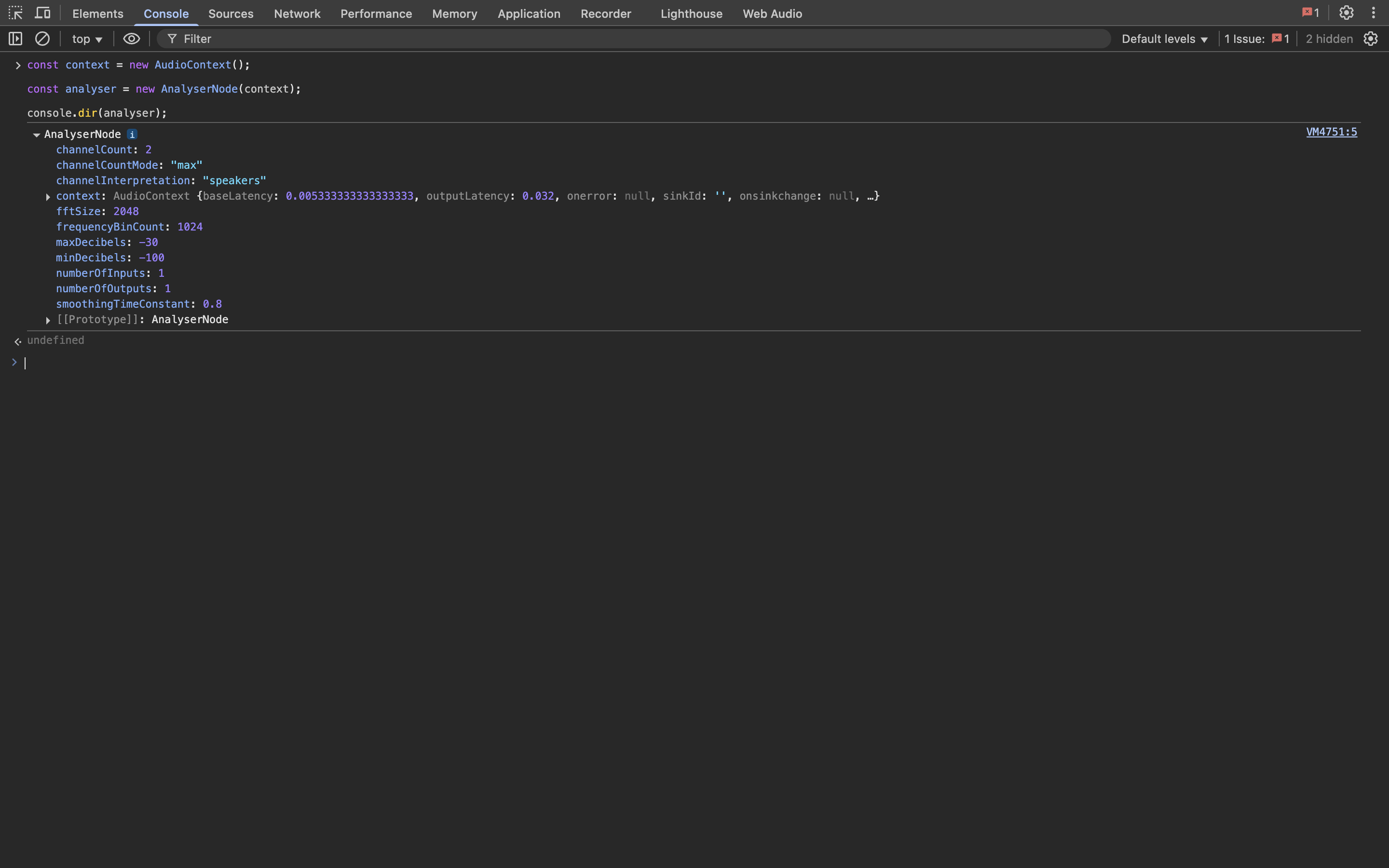 AnalyserNode