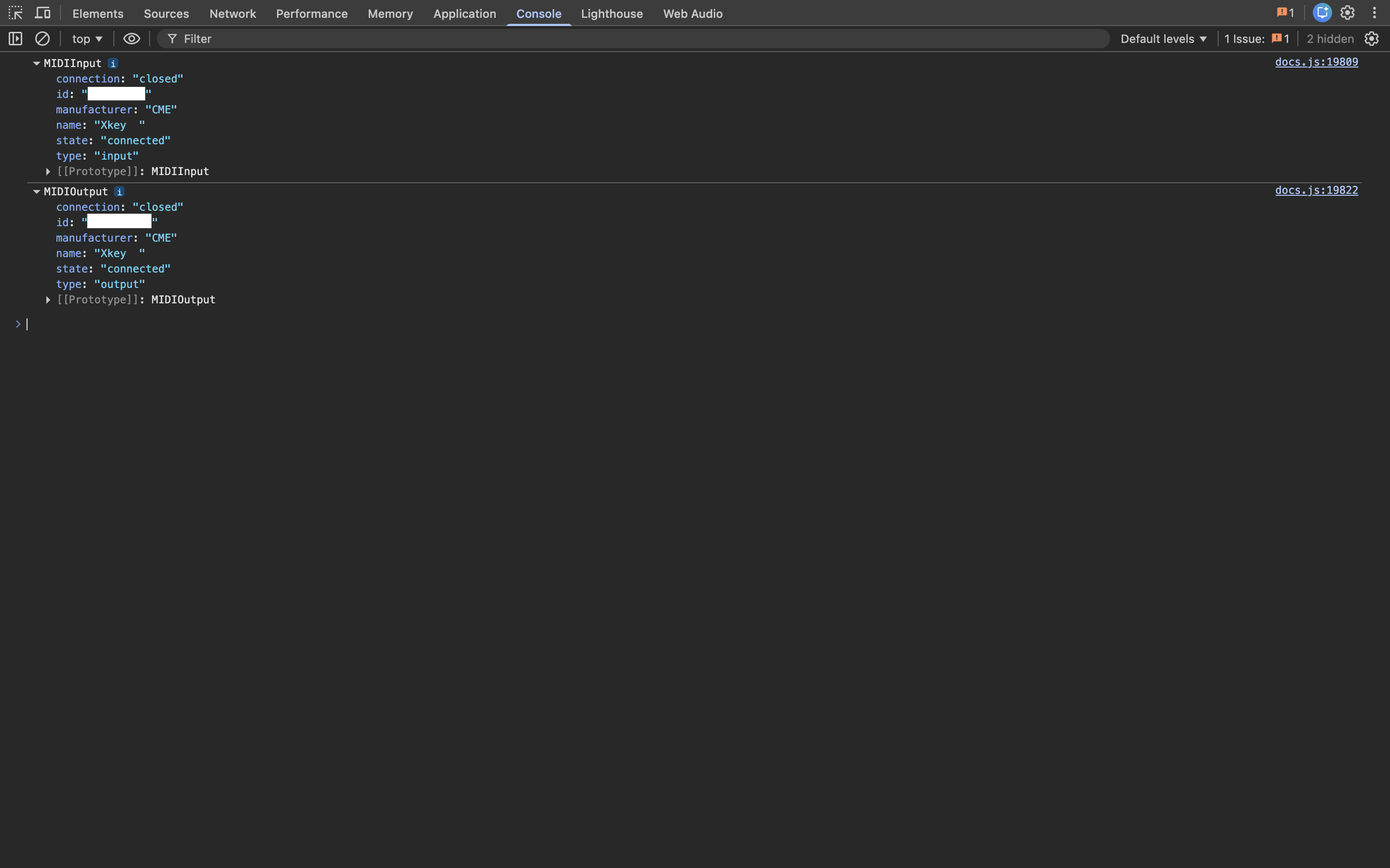 MIDIInputMap / MIDIOutputMap